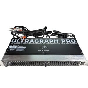 Behringer Ultragraph Pro FBQ1502HD 2-Channel  Stereo Graphic EQ - Power Tested